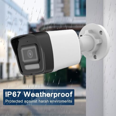 DS-2CD1083G2-LIUF 4K POE IP Bullet Camera 2.8MM Lens Microphone Ⲏіkconnect | 8MP Smart Hybrid Light H.265+ IP67 Human/ Vehicle Detection in Kuwait
