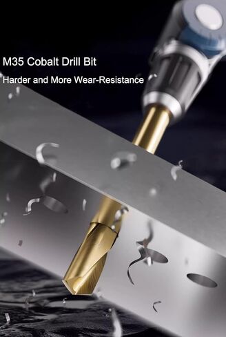 NACX 1/8" HSS M35 Cobalt Drill Bit，3.2mm High Speed Steel Double Ends Drill Bits , 10PCS in Kuwait