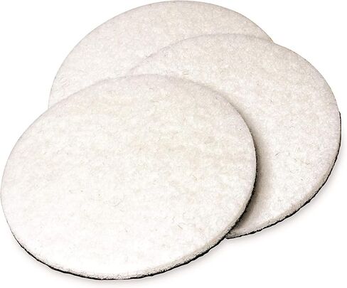 Griot's Garage 3" Glass Polishing Pads, Buffing Discs for Car Windows, Windshields, Shower Doors, and More, 10665, Set of 3 in Saudi Arabia