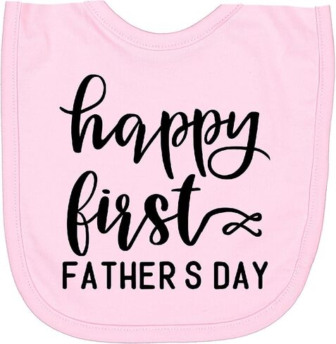 Happy 1st Father's Day Design Newborn Bib in Kuwait