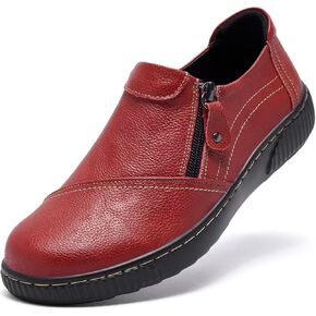 Women Casual Slip on Leather Loafers Dress Walking Shoes in Saudi Arabia