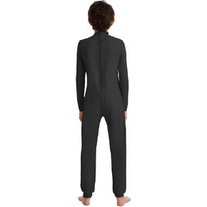 Anti Strip Clothing for Kids Autism Adaptive Zip Back Romper Tagless | Tagless sensory romper with back zipper, soft fabric, and anti-strip design for autism comfort in Saudi Arabia
