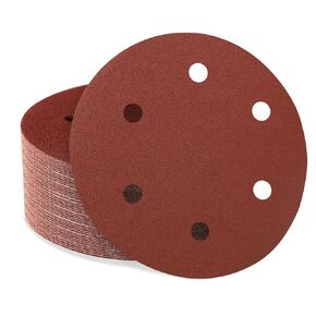 9 Inch 6 Hole Drywall Sandpaper 150Grit 50PCS | Hook and Loop, Aluminum Oxide, Sanding Discs for Drywall Sander in Kuwait