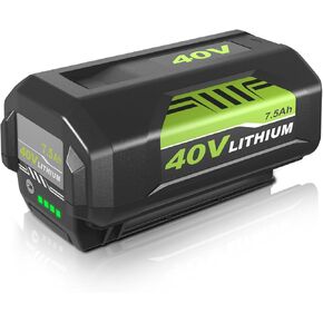 Enermall 1Pack 7.5Ah OP40601 Replacement for Ryobi 40V Battery Compatible with Ryobi 40 Volt Battery Lithium OP4040 OP40401 OP4026 OP40261 OP4050 OP40201 Compatible with 40V Battery Power Tools | Compatible with Ryobi 40 Volt Battery Lithium OP4040 OP4040 in Kuwait