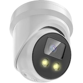 DS-2CD2386G2-ISU/SL 4K AcuSense Strobe Light and Audible Warning PoE Camera | 2.8mm Lens, Built-in Mic and Speaker, Human/Vehicle Detection, H.265+, 8MP Turret Network Camera, Compatible with HIK NVR in Saudi Arabia