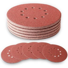 60 Grit 9 Inch Sanding Discs 40 PCS | 10 Hole, Hook and Loop For Drywall Sander in Kuwait