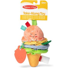 Melissa & Doug Ice Cream Take-Along Clip-On Infant Toy with Sound and Vibration in Saudi Arabia