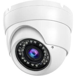 Anpviz 5MP Analog CCTV Camera 4-in-1 (TVI/AHD/CVI/CVBS) Turret TVI Camera | Dome Surveillance Camera with 2.8mm Lens, 100ft IR Night Vision, Metal Housing IP67 Waterproof for Outdoor/Indoor in Kuwait