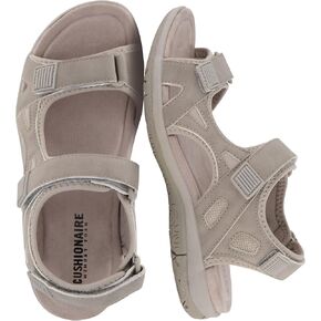 CUSHIONAIRE Pace Comfortable Walking Sandals for Women with Arch Support and Adjustable Straps in Kuwait