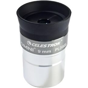 Celestron Omni 9mm 1.25" Telescope Eyepiece for Crisp Lunar & Planet Views | Moon & Planet Viewing, 4-Element Plössl Design, Fully Multi-Coated Optics, Sharp High-Contrast Views, Blackened Edges in Kuwait