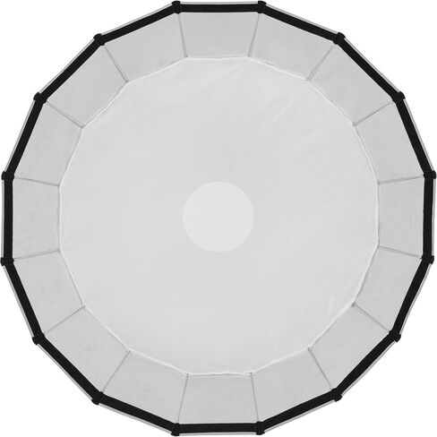 Godox 47.2" Quick Release Parabolic Softbox, Bowens Mount, Silver Interior, Inner & Outer Diffusers, Directional Soft Light Modifier for Portrait, Video & Studio Lighting (QRP120T) in Kuwait