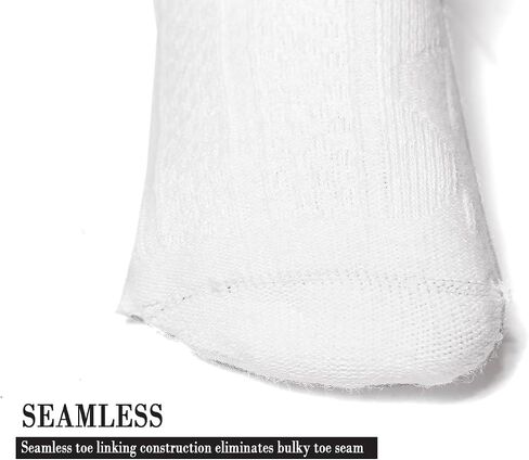EPEIUS Baby Socks Seamless Cable Knit Knee High Socks Infants Boys/Girls Uniform Socks Cotton Stockings Long Socks 1-2T,3 Pack Natural White in Kuwait