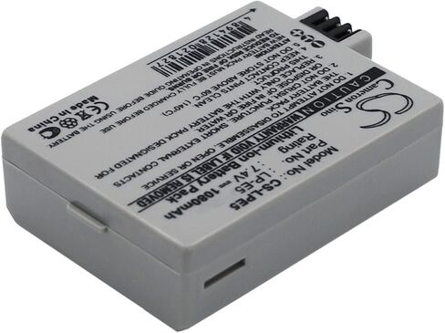 VINTRONS Replacement Battery for Canon EOS 1000D, EOS 450D, EOS 500D, EOS Kiss F in Kuwait