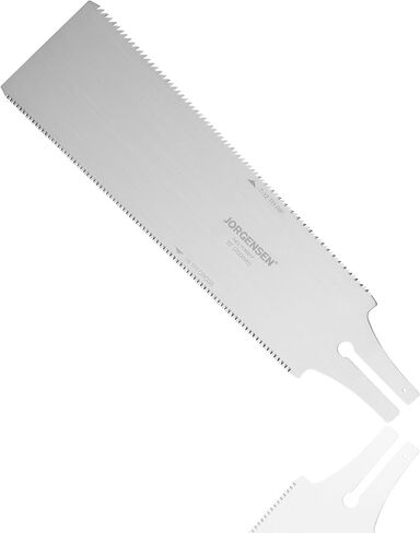 JORGENSEN 10 Inch Pull Saw Replacement Blade, Double Edge SK5 Steel | Tool-free quick change blade with 7-12 and 18 TPI flush cut edges for woodworking, wood trim and hardwood projects in Kuwait