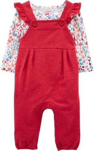 Carter's 2-Piece Tee & Coverall Set (12 Months) Red in Kuwait