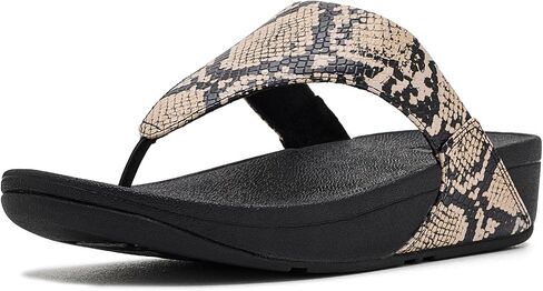 FitFlop Lulu Snake Toe Post Sandals in Kuwait