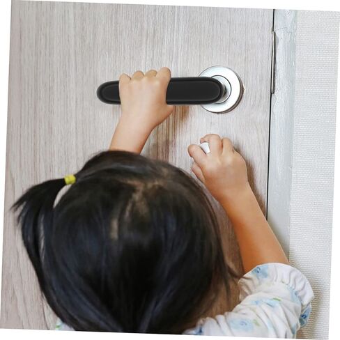 2pcs Door Handle Sleeve Boy Girl Door Knob Covers Safety Knob Proofing Material in Kuwait