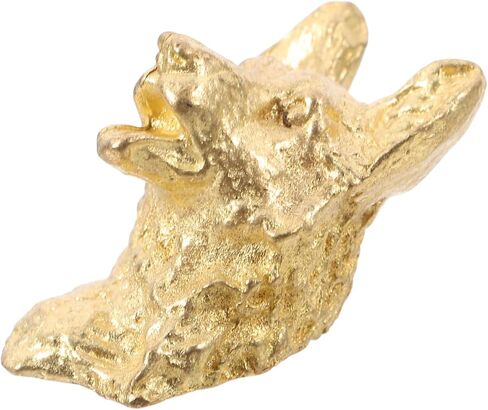 MERRYHAPY Unique Wolf Dog Handhold Cabinet Knobs Vintage Style Strong Brass Easy Install Decorative Pulls for Home in Kuwait