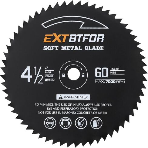 3 Pack 4-1/2" Mini Circular Saw Blades,1 HSS 60T, 1 TCT 24T, 1 60T | 1* Saw Blade HSS for Metal and PVC, 1* Saw Blade TCT for Wood, 1* Diamond Saw Blade Dry Blade for Tile in Kuwait