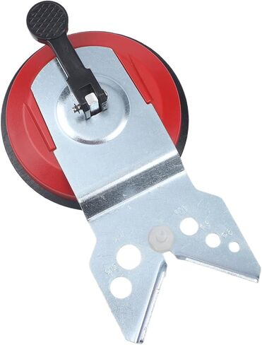 Suction Cup Drill Bit Hole Locator Guide Jig With Stainless Steel Frame For Tile Glass Marble Adjustable For 6-83mm Bits 115Mm Diameter in Kuwait