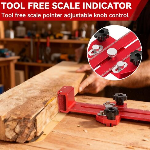 Thin Rip Jig Safety One Way Roller Bearing, Table Saw Jig Guide for Repetitive Narrow Strip Cuts, Fits 3/8" x 3/4" T Slot & U Slot, 1/4" x 3/8" T-Slot, Works with Table Saw, Band Saw & Router Table in Kuwait