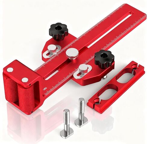 Thin Rip Jig Safety One Way Roller Bearing, Table Saw Jig Guide for Repetitive Narrow Strip Cuts, Fits 3/8" x 3/4" T Slot & U Slot, 1/4" x 3/8" T-Slot, Works with Table Saw, Band Saw & Router Table in Kuwait