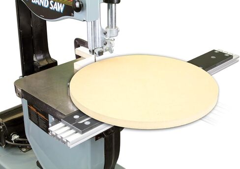 Woodhaven 7286 Band Saw Circle Jig, 3" to 45" Diameter | cuts circles 3" to 45", slide-and-cut action completes relief and circle cut in one operation, clamps to most 14" saws in Kuwait