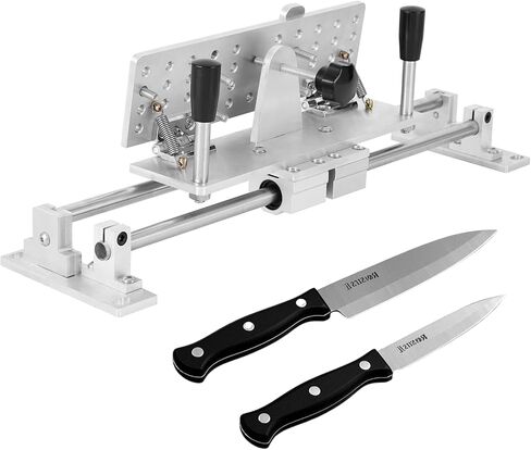 Belt Grinder Knife Jig, Sliding Bevel Guide 85°-180° | Smooth Sliding Design for Consistent Professional Bevel Grinding, Knife Sharpening, Blade Making, DIY Knife Polishing in Kuwait