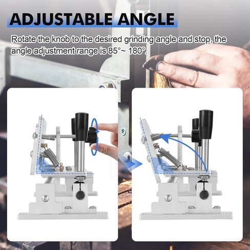 Belt Grinder Knife Jig, Sliding Bevel Guide 85°-180° | Smooth Sliding Design for Consistent Professional Bevel Grinding, Knife Sharpening, Blade Making, DIY Knife Polishing in Kuwait