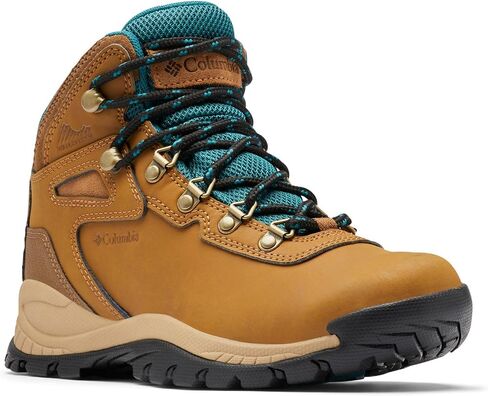 Columbia Womens Newton Ridge Lightweight Waterproof Hiking Boot, Elk/River Blue, 10.5 Wide in Kuwait