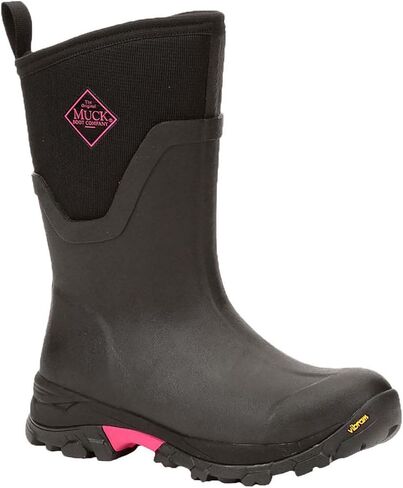 Women's Arctic Ice Mid Boot + Vibram Arctic Grip A.T., Black, Size 8(M) in Kuwait