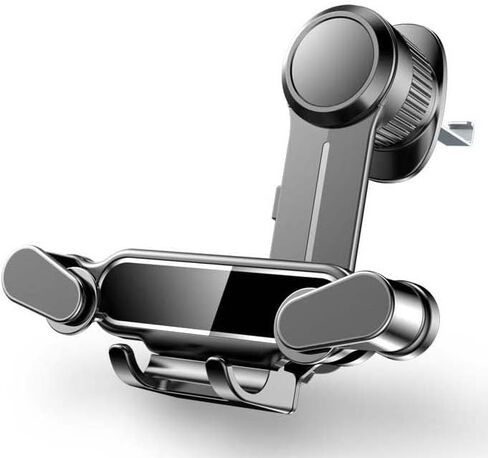 Air Vent Car Phone Holder for Mercury Milan 2006-2011, Car Phone Holder Mount Air Vent Stable Grip, Anti-Slip Silicone, One Hand Operation,Black-Mirror in Kuwait