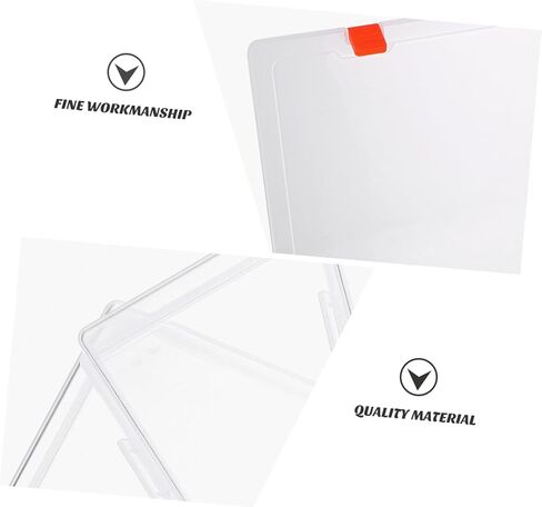 Photo Storage Case Organizer Box with Handle Large Archival Photo Keeper for Craft Supplies and Document Sorting in Kuwait