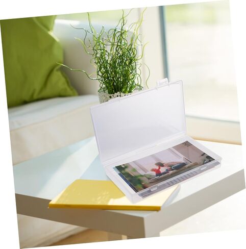 Photo Storage Case Organizer Box with Handle Large Archival Photo Keeper for Craft Supplies and Document Sorting in Kuwait