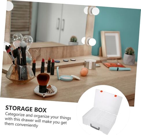 Photo Storage Case Organizer Box with Handle Large Archival Photo Keeper for Craft Supplies and Document Sorting in Kuwait