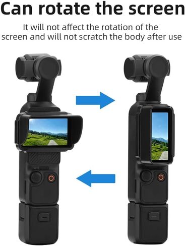 for DJI Osmo Pocket 3 4 Screen Sunshade Cover Hard PC Sun Hood Protector Accessories in Kuwait
