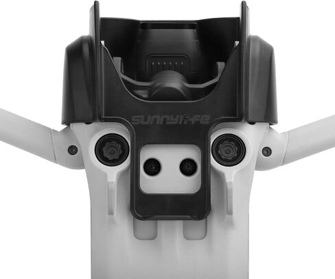 Lens Hood for DJI Mini 3 Pro Drone Accessories Anti-Glare Lens Sunshade Sunhood Protective Cover Guard Camera Protector (Black) in Kuwait