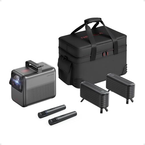 Nebula X1 4K Laser Projector, 3,500 ANSI Lumens, Dolby Vision | 56,000:1 Contrast, ISF and TÜV-Certified, Auto-Align Gimbal, Google TV, for Indoor and Outdoor in Kuwait