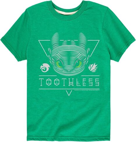 How to Train Your Dragon - Toothless Line Art - Boys Short Sleeve Tee in Kuwait
