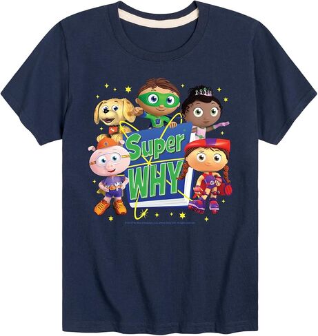 Super Why - Whyatt And Friends-Toddler And Youth Short Sleeve Tee in Kuwait