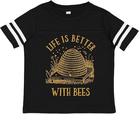 inktastic Life's Better with Bees Toddler T-Shirt in Kuwait