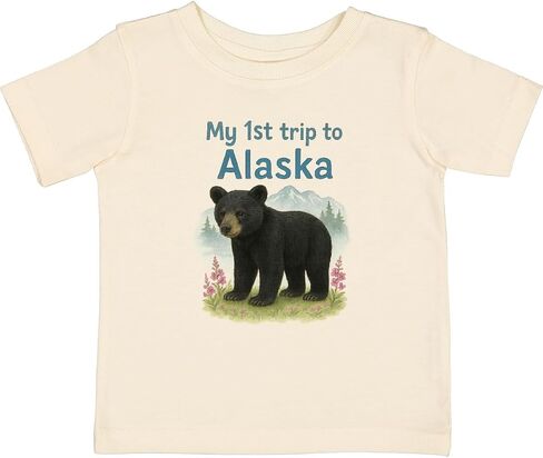 inktastic My First Alaska Trip Baby T-Shirt in Kuwait