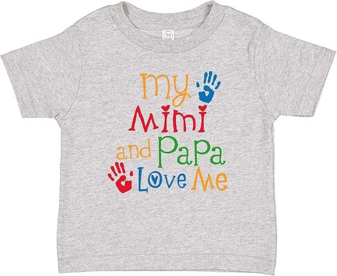 inktastic Mimi and Papa Love Me Baby T-Shirt in Kuwait