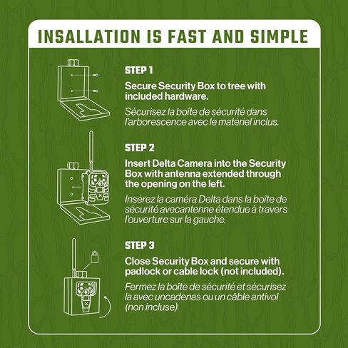 Moultrie Mobile Cellular Camera Security Box, 720p in Kuwait