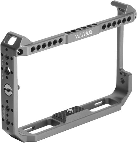 VILTROX DC-X3 6 Inch 2000Nits Camera Video Field Monitor with Rig Cage | Touc Screen Full HD 1920x1080 Director AC Monitor with 4K HDMI/3G-SDI Loop in&Out 3D Lut RGB Parade Focus Peaking in Kuwait