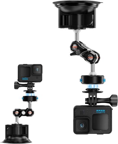 360° Rotation Magnetic Quick Release Backpack Clip Mount Compatible with Gopro Hero 13,12,11,9,8,7,6,5,DJI Osmo Action 6/5 pro/4/3 and More in Kuwait