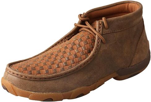 Twisted X Women's Chukka Driving Moc, Moc Toe, Bomber & Checkered Vamp, 6.5 M in Kuwait