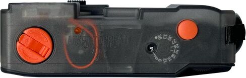 to Be Continued (TBC) Reusable 35mm Film Camera – Transparent Design, 28mm Wide Lens, Reloadable and Analog, Built-in Flash, Point and Shoot in Kuwait