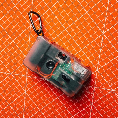 to Be Continued (TBC) Reusable 35mm Film Camera – Transparent Design, 28mm Wide Lens, Reloadable and Analog, Built-in Flash, Point and Shoot in Kuwait