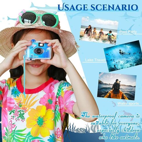 Fujifilm QuickSnap Waterproof 35mm Single Use Camera with Bonus Microfiber Cleaning Cloth... in Kuwait